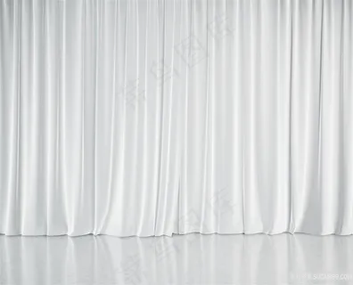 白色帷幕帘摄影图片 白色帷幕帘摄影图片