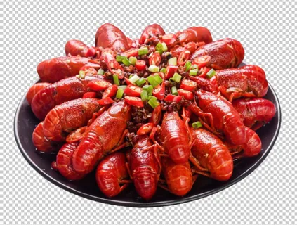 麻辣小龙虾免扣素材