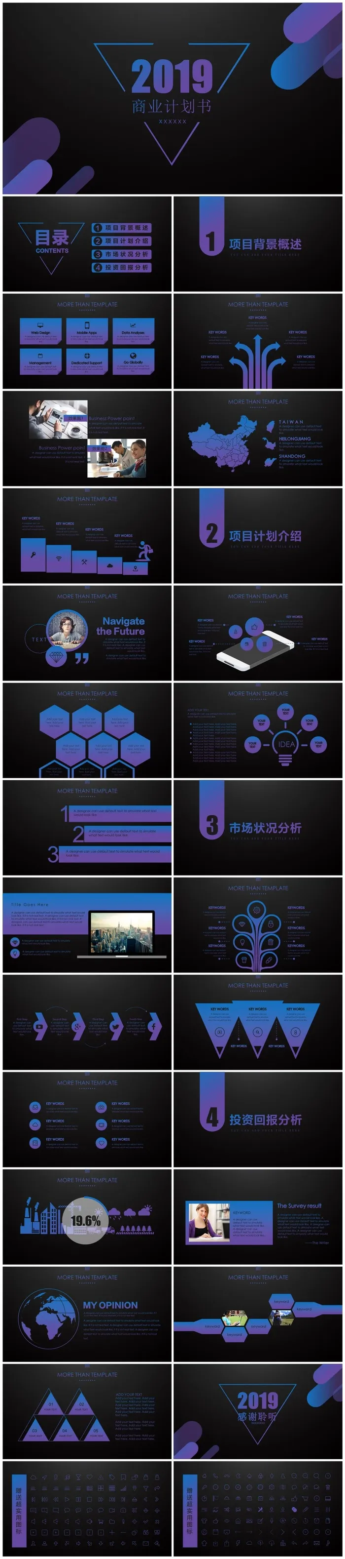 商业策划ppt模板0065
