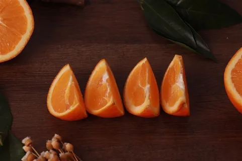 素食新鲜的橙子