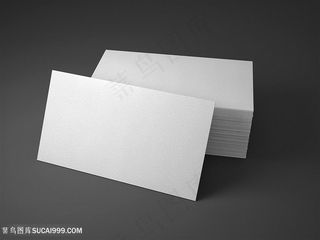 白色名片vis展示模板高清图片