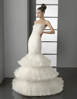 欧美高贵婚纱图片