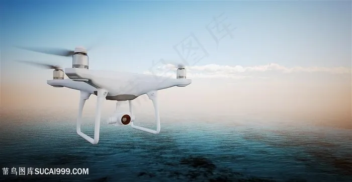 天上飞行无人机设备高清图
