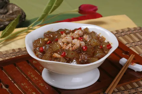 鲜虾麻婆凉粉 15元