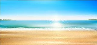 夏天海滩大海背景