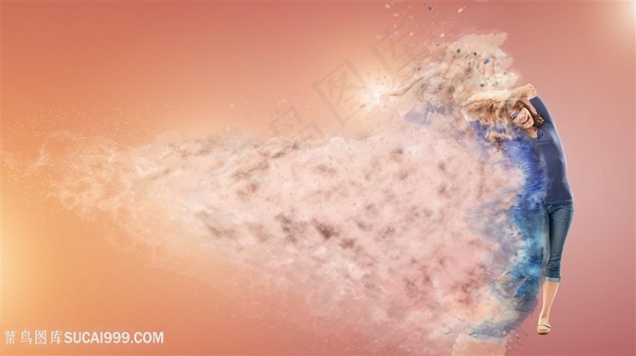 创意动感美女高清图片