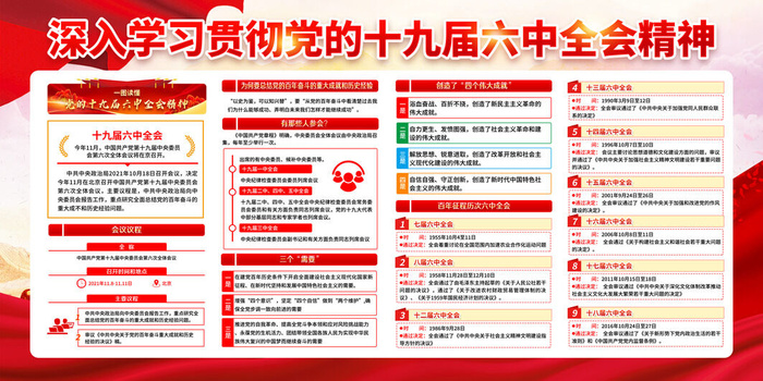 06十九届六中全会背psd模版下载