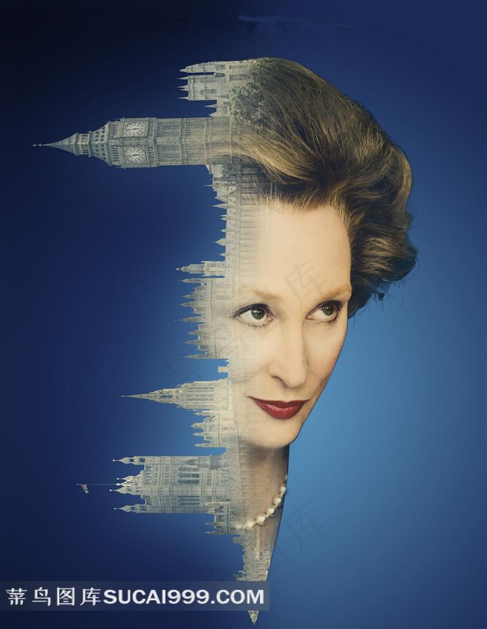 英国铁娘子撒切尔夫人电影铁娘子海报