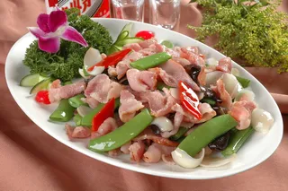 0911XC-564蜜豆百合炒腌肉