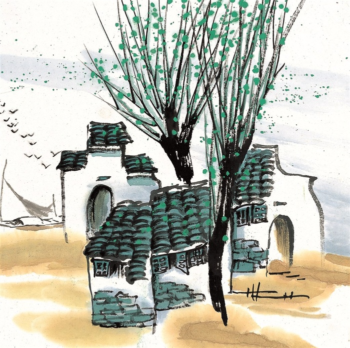 江南水乡之夏文化艺术素材