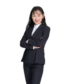 商务美女手免扣png