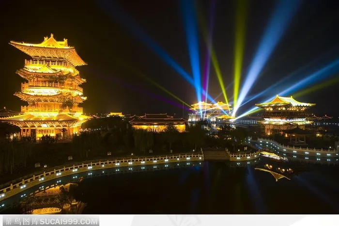 河南·开封清明上河园(灯光夜景)