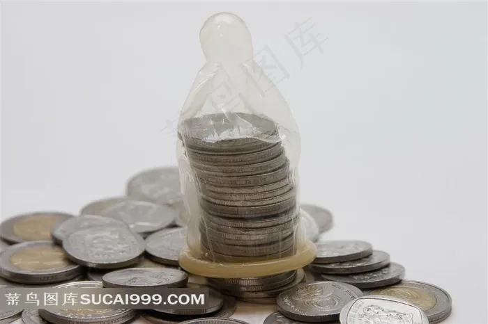 计生用品 避孕套内的硬币