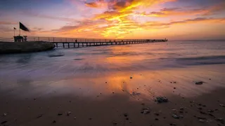 pathtoocean 海上落日