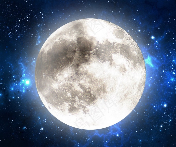 高清月亮星空
