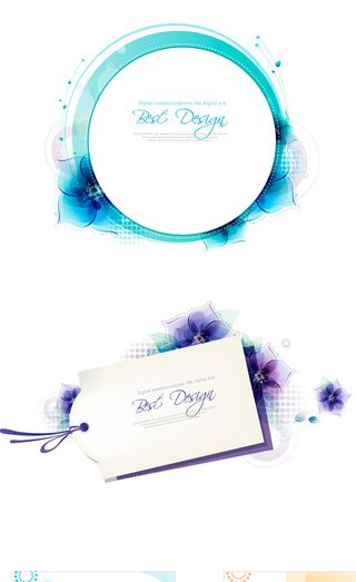 简约风名片海报边框图框素材AI矢量图 (264)