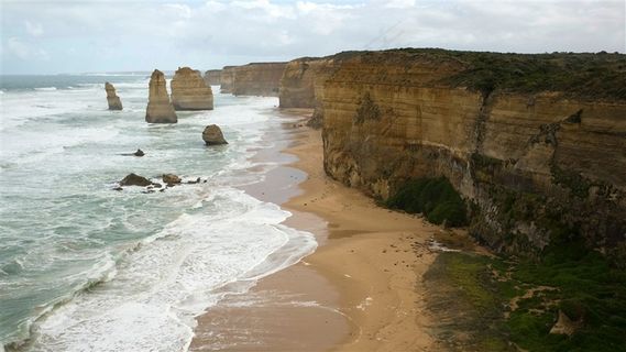 澳大利亚维多利亚州十二使徒岩素材图片