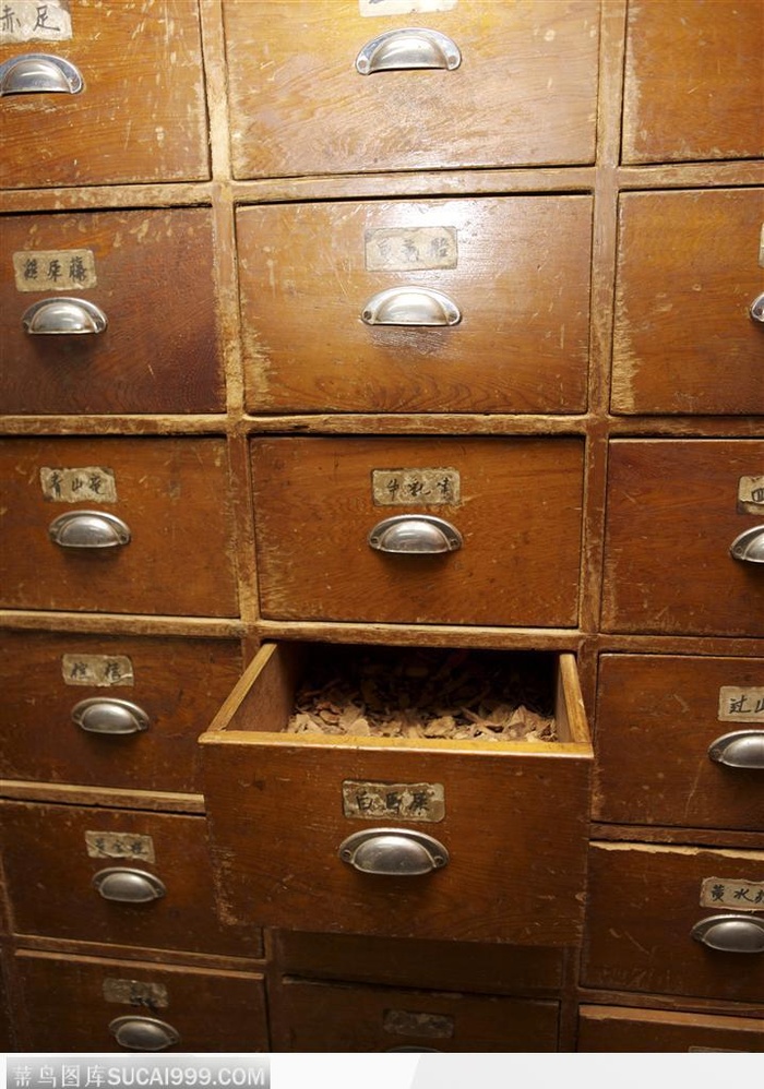 中医医疗-方格子药柜