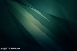 深绿色绚丽几何背景高清图片