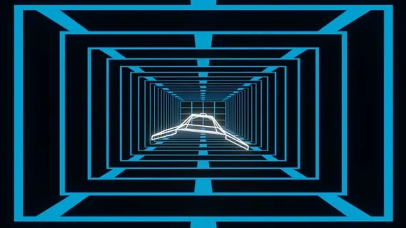 隧道, 空间船, 全息图, 全息, 环形, 动画片, 壁纸