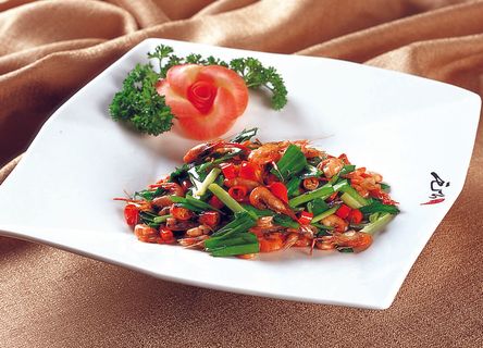 1009XC-0060韭菜炒小河虾