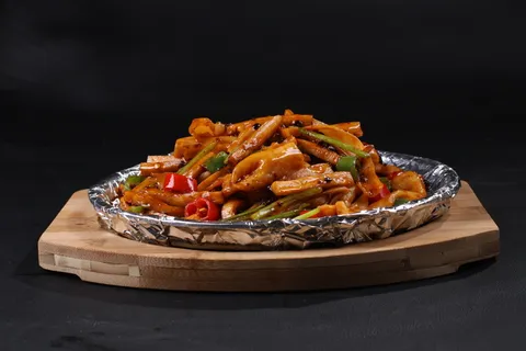 铁板脆鹅肠 (1)