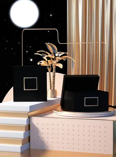 VI样机贴图礼物包装logo样机