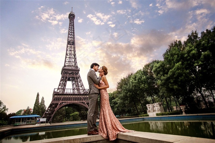 旅游胜地恋人精美图