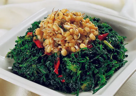 95C-195荠荠菜拌豆芽 95C-195荠荠菜拌豆芽