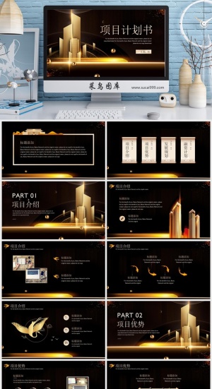 项目策划  计划书  PPT模板