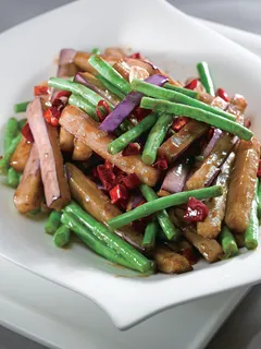 豆角烧茄子 豆角烧茄子