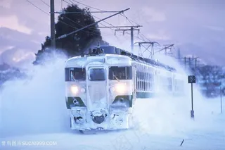 雪景火车壁纸