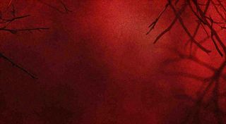 深红色暗黑故事感纹理背景