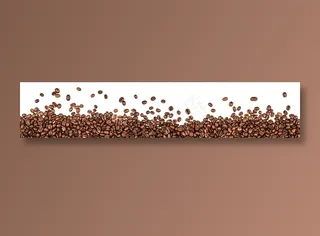 散落的咖啡豆背景高清图片