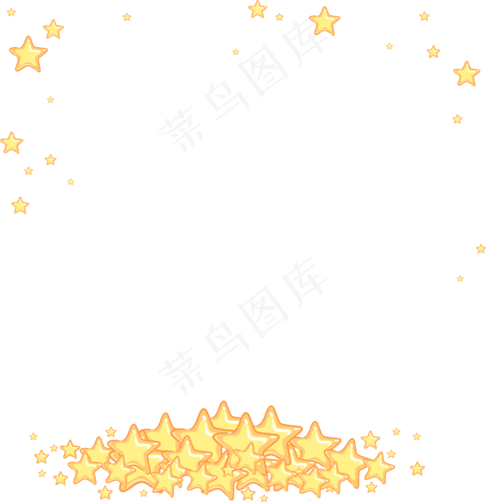 星星背景框