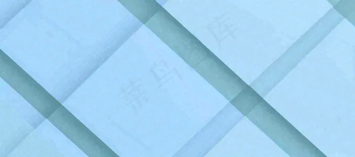 蓝色清新网格条纹，布料材质(1632x720)