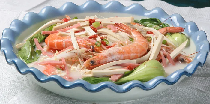 09 海虾煮肝 范阳饺子海鲜城丝