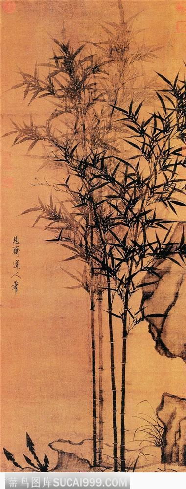 花鸟篇-直竹图