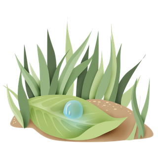 清明元素古风中式清明节山水画中国风绿色