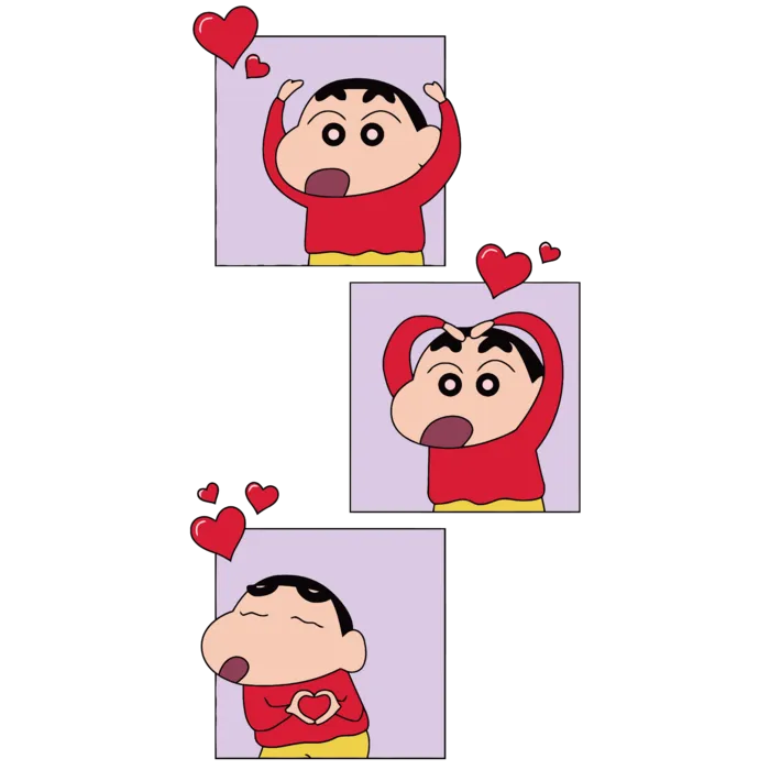 蜡笔小新可爱人物免扣素材