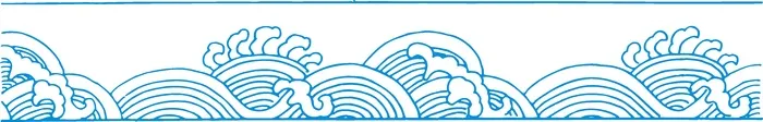 古色古香古典古风花纹海浪浪花边框cdr矢量模版下载