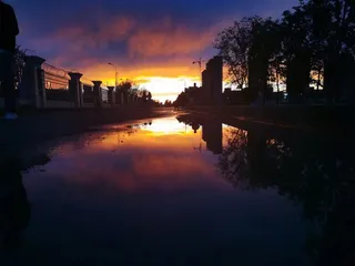 夕阳风景菜鸟图库