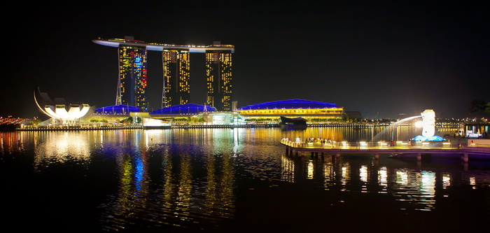 高清唯美城市夜景高楼大厦