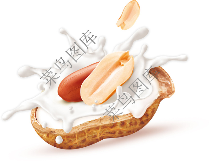 花生牛奶高清psd模版下载