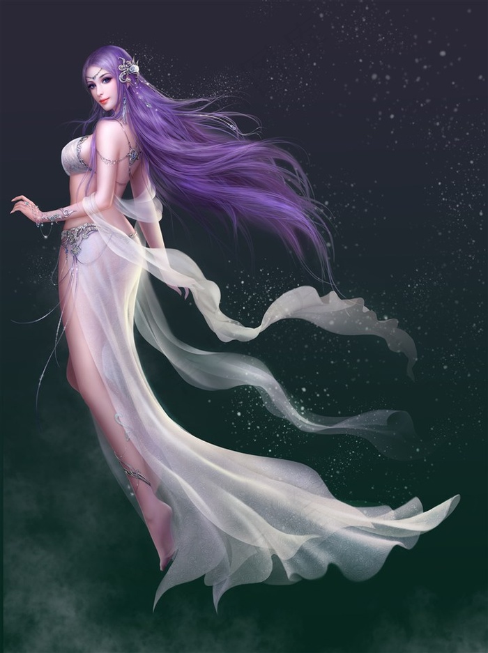 CG人物角色之月光女神