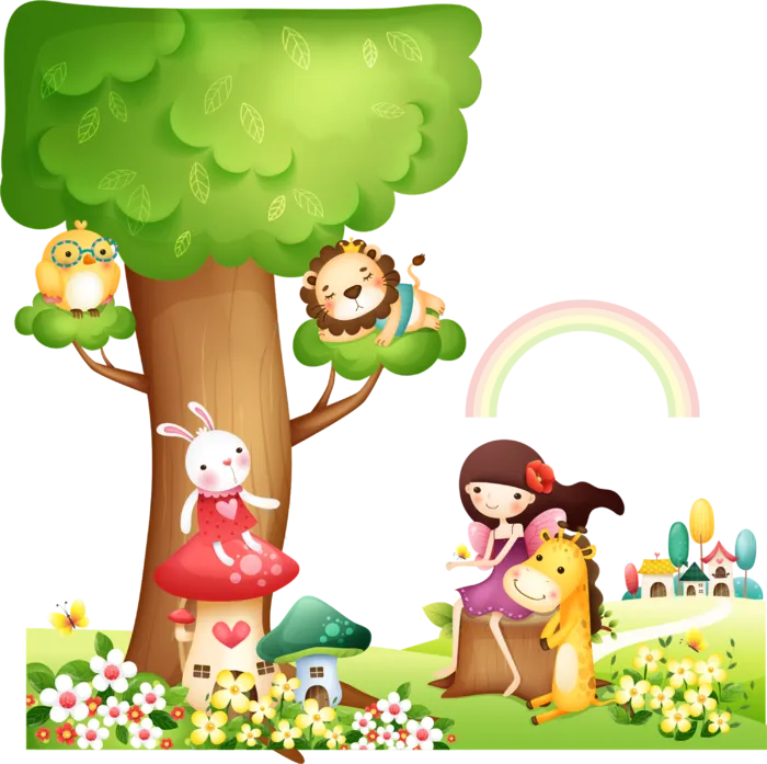 卡通 素材 人物 动画 插图
