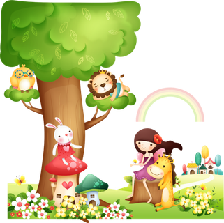 卡通 素材 人物 动画 插图