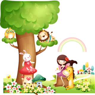 卡通 素材 人物 动画 插图