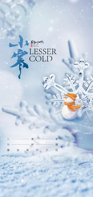 小寒宣传海报
