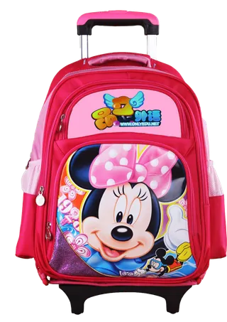 米奇粉色儿童书包少儿兴趣班素材